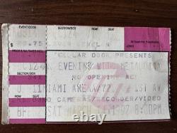Concert Ticket Stubs 1990's Rock/Metal Lot Of 8 Metallica, Pantera, Danzig, etc