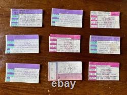 Concert Ticket Stubs 1990's rock/rap/punk Lot Of 09 Beastie Boys, Offspring, etc