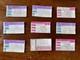 Concert Ticket Stubs 1990's Rock/rap/punk Lot Of 09 Beastie Boys, Offspring, Etc