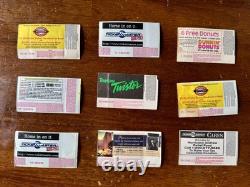 Concert Ticket Stubs 1990's rock/rap/punk Lot Of 09 Beastie Boys, Offspring, etc