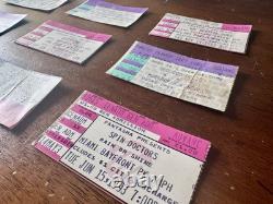 Concert Ticket Stubs 1990's rock/rap/punk Lot Of 09 Beastie Boys, Offspring, etc