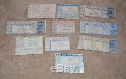 Concert Ticket Stubs 73 80s 90s DETROIT RUSH DIO AEROSMITH OZZY BON JOVI BOSTON