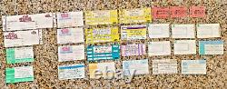 Concert Ticket Stubs'86-'03 (lot Of 27) U2, Willie, G. Strait, Hammer, G. Jones