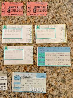 Concert Ticket Stubs'86-'03 (lot Of 27) U2, Willie, G. Strait, Hammer, G. Jones