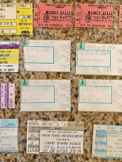 Concert Ticket Stubs'86-'03 (lot Of 27) U2, Willie, G. Strait, Hammer, G. Jones