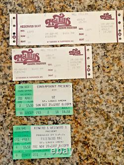 Concert Ticket Stubs'86-'03 (lot Of 27) U2, Willie, G. Strait, Hammer, G. Jones