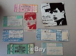 Concert Ticket Stubs, Backstage & Guest Passes, Autographs From the 80's & 90's