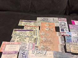 Concert Ticket Stubs Lot Rock 1980 The Who, Rolling Stones, Kiss, Grateful Dead