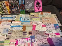 Concert Ticket Stubs Lot Rock 1980 The Who, Rolling Stones, Kiss, Grateful Dead