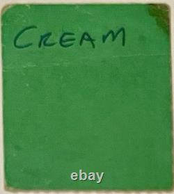 Cream / Concert Ticket Stub Baltimore Civic Center Nov 3 1968 Rare
