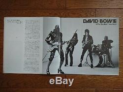 DAVID BOWIE 1973 1st JAPAN Tour Book Concert Program + 4 Ticket Stub SEND OFFER