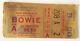 David Bowie Concert Ticket Stub July 19, 1974 Including Show Program Originals