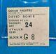 David Bowie Original 1973 Vintage Concert Gig Ticket Stub Odeon Lewisham Tour