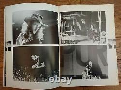 DEEP PURPLE 1973 JAPAN 2nd TOUR Tour Book Concert Program with TICKET STUB NAGOYA