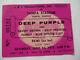 Deep Purple 1973 Original Concert Ticket Stub West Palm Beach