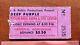 Deep Purple Concert Ticket Stub May 26, 1972 Dayton, Ohio Blackmore / Gillan