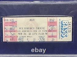 DEVO 1979 FULL CONCERT TICKET PSA Toronto, Ontario