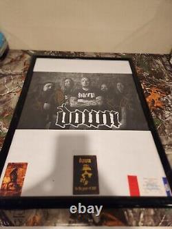 DOWN Ticket Stub, Autographed Concert Poster With Back Stage Pass Framed