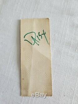 Danzig Marilyn Manson Korn Concert Ticket Stub signed by Daisy of Manson 1995