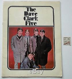 Dave Clark Five Program and 1967 Concert Ticket Stub
