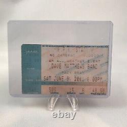 Dave Matthews Band RFK Stadium Washington Concert Ticket Stub Rare June 9 2001