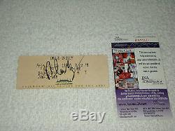 David Crosby Signed Concert Ticket Stub JSA #R57200 Stills Nash Young Guitar