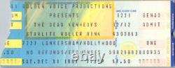 Dead Kennedys Concert Ticket Stub Starlite Roller Rink Hollywood CA 12/31/83 NYE