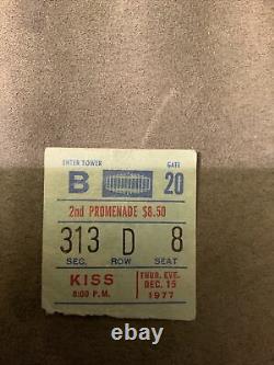 Dec. 15 1977 KISS Concert Tour Partial Ticket Stub Madison Square Garden + Pen Pl