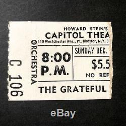 Dec 1970the Grateful Deadconcert Ticket Stub American Beautyportchester Ny