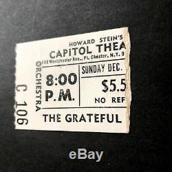 Dec 1970the Grateful Deadconcert Ticket Stub American Beautyportchester Ny