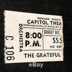 Dec 1970the Grateful Deadconcert Ticket Stub American Beautyportchester Ny