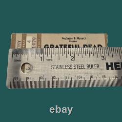 Dec 1979 Grateful Dead Vintage Concert Ticket Stub Memorial Hall Kansas City KS