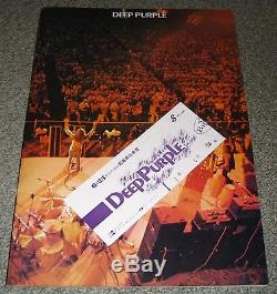 Deep Purple JAPAN 1973 tour book nr MINT+ concert TICKET STUB Richie Blackmore
