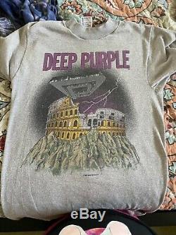 Deep Purple Vintage Concert Shirt 1985 And Ticket Stub The Spectrum Philadelphia