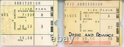 Derek & The Dominos 2 x Original USA Concert Ticket Stubs ERIC CLAPTON RARE VG