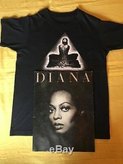 Diana Ross Concert Vintage T-Shirt 1978 Boss Tour Magazine Ticket Stub R&B Book