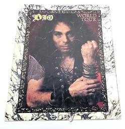 Dio World Tour 1985 Concert Program With 2 Ticket Stubs August 25, 1985