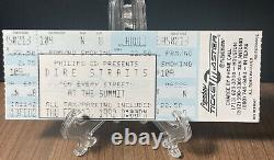 Dire Straits Full Concert Ticket Unused Vintage February 13 1992 The Summit