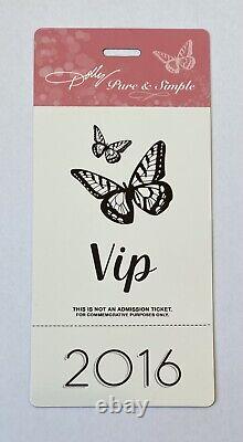 Dolly Parton 2016 Pure & Simple RARE VIP Commemorative Concert Ticket Authentic