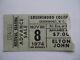 Elton John Original 1974 Concert Ticket Stub Greensboro, Nc Ex