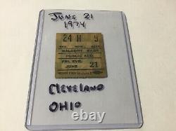 ELVIS June 21, 1974 Cleveland Ohio Concert Ticket Stub