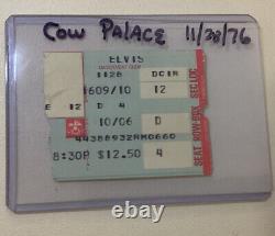 ELVIS ORIGINAL CONCERT TICKET STUB / Daly City CA Cow Palace Nov 1976