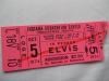 Elvis Original 1974 Concert Ticket Stub Indianapolis
