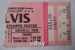 ELVIS Original 1977 CONCERT Ticket STUB, Knoxville, TN