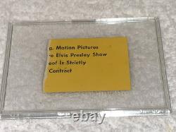 ELVIS PRESLEY 1973 VINTAGE CONCERT TICKET STUB Mobile Alabama Auditorium AL USA