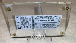 ELVIS PRESLEY 1974 CONCERT TICKET STUB MILWAUKEE ARENA JUNE 28 1974 Ephemera