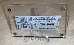 ELVIS PRESLEY 1974 CONCERT TICKET STUB MILWAUKEE ARENA JUNE 28 1974 Ephemera