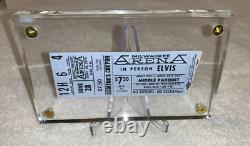 ELVIS PRESLEY 1974 CONCERT TICKET STUB MILWAUKEE ARENA JUNE 28 1974 Ephemera