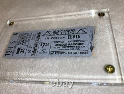 ELVIS PRESLEY 1974 CONCERT TICKET STUB MILWAUKEE ARENA JUNE 28 1974 Ephemera