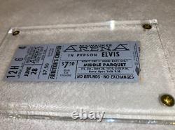 ELVIS PRESLEY 1974 CONCERT TICKET STUB MILWAUKEE ARENA JUNE 28 1974 Ephemera